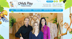 Desktop Screenshot of childsplaydentistry.com